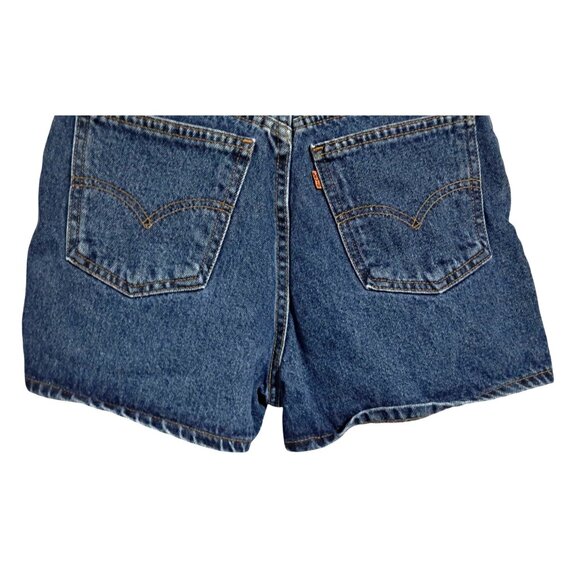 Vintage 90s Levis 912 Orane Tab High Waist Denim Shorts Size 9 Made in USA Perfe - Picture 8 of 9